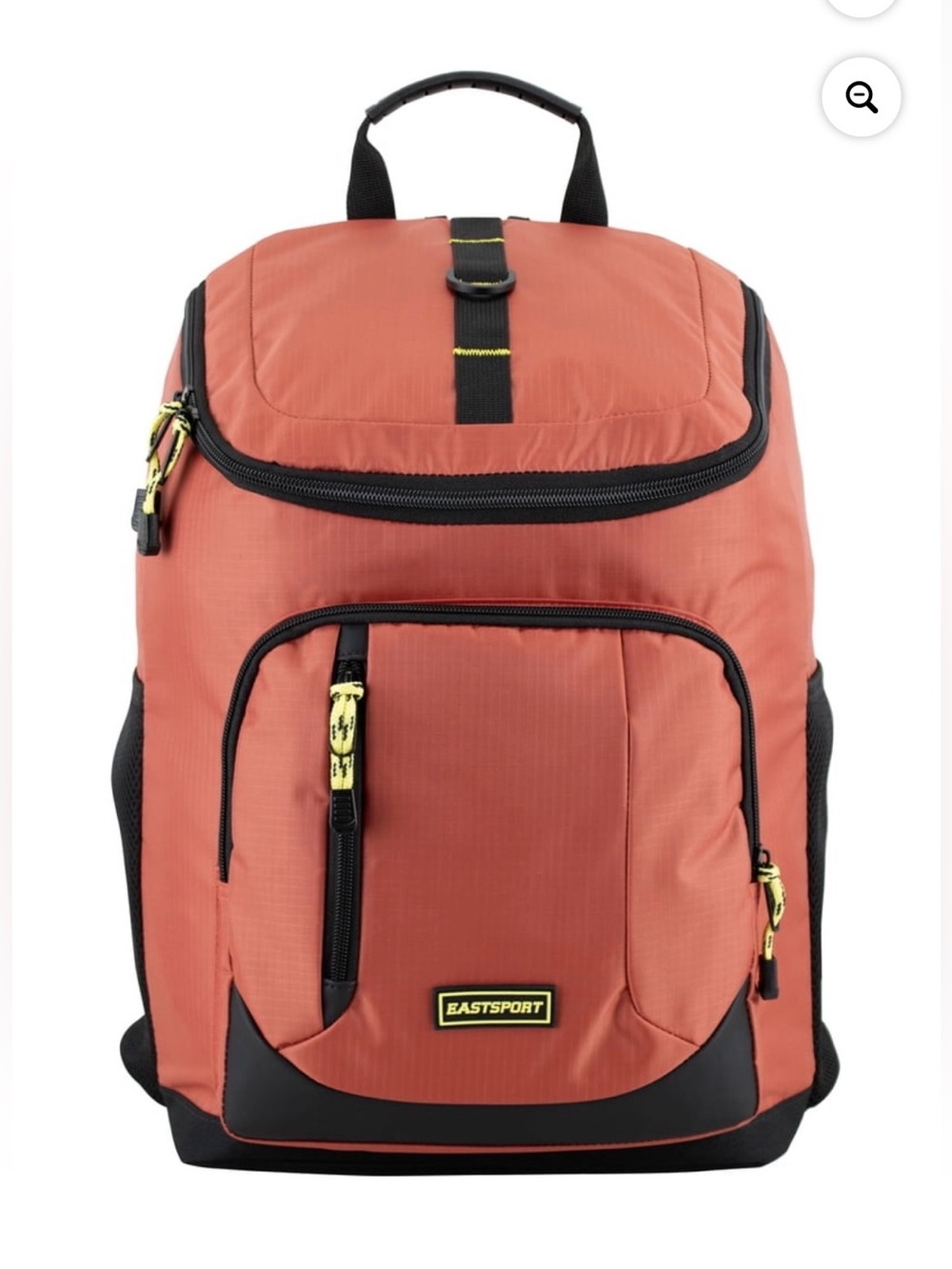 Unisex Backpack baked apple red color.